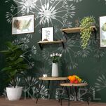 Noga stalowa skośna stożek 35 cm, z blachą montażową, czarna matowa - 8