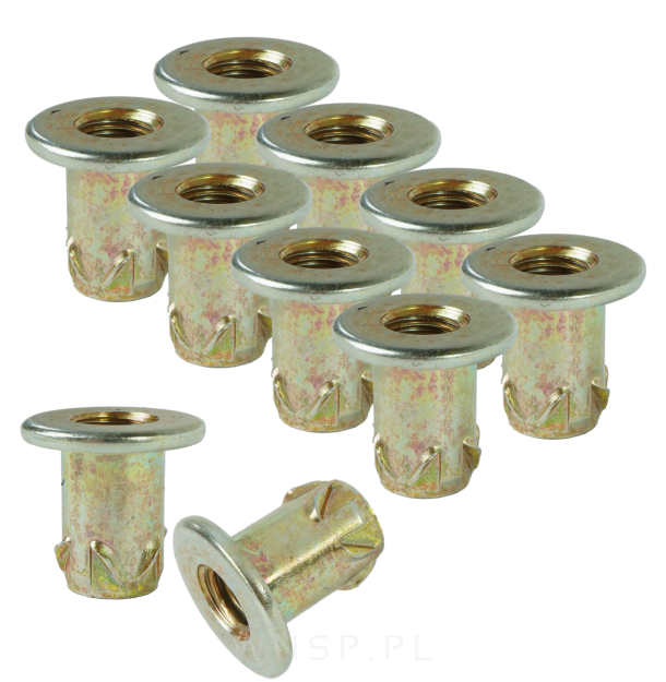 Mufa wbijana M8 x 16 mm do stopek meblowych