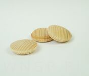 Zaślepki drewniane 100 sztuk do otworu Ø 25 mm jesion, surowe - 3