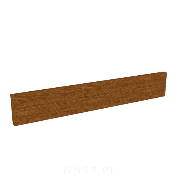 Listwa ścienna, na haczyki lub wieszaki 500 x 80 x 18 mm, lakier orzech