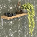 20x Wsporników do półki ściennej 100 x 75 mm, w kolorze srebrnym - 7