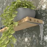 20x Wsporników do półki ściennej 100 x 75 mm, w kolorze srebrnym - 3