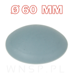 Odbojnik do ściany samoprzylepny fi 60 mm - szary - 2