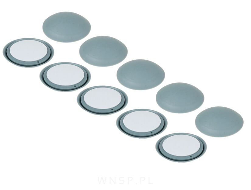 Odbojnik do ściany samoprzylepny fi 60 mm - szary