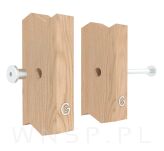 M8 X 16 mm, nakrętka Ericsona płaska - 7