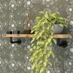 Wspornik do półki ściennej z flanszą 2 sztuki 140 x 96 mm - 7