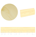 Listwa ścienna, na haczyki lub wieszaki 500 x 80 x 18 mm, lakier bezbarwny - 3