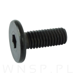 M6 X 16 mm metryczny na imbus 4 mm, czarny - 3