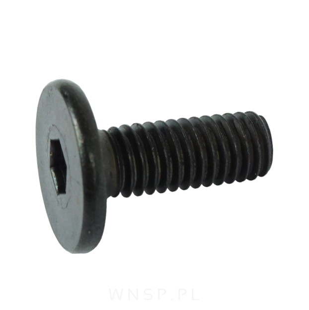 M6 X 16 mm metryczny na imbus 4 mm, czarny