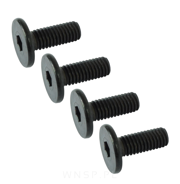 M6 X 16 mm metryczny na imbus 4 mm, czarny