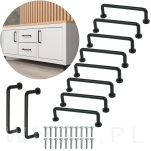 Uchwyt meblowy Sirmione 96 mm czarny - 8