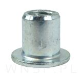 M6 X 10 mm, nakrętka Ericson, bez nacięcia, ocynk biały - 4
