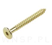Wkręt HWI 6,3 X 100 mm, SW4, ocynk żółty - 7