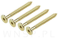 Wkręt HWI 6,3 X 100 mm, SW4, ocynk żółty - 5