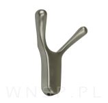 Wieszak podwójny typ Buffalo, przykręcany, satyna - 6