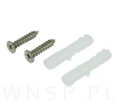 Wieszak podwójny typ Buffalo, przykręcany, satyna - 12