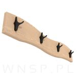 Wieszak podwójny typ Buffalo, przykręcany, satyna - 15