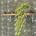 Wspornik, konsola do półki ściennej, wiszącej 300 x 190 x 25 mm - 8