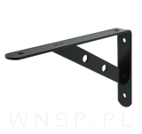 Wspornik 2 sztuki, konsola do półki ściennej, wiszącej 200 x 125 x 25 mm - 3