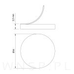 Podkładki filcowe fi 16 szary (1000 szt.) - 2