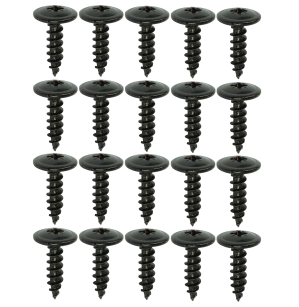 Zestaw wkrętów montażowych 5,0 x 20 mm, ocynk czarny