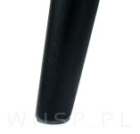 Noga bukowa skośna, stożek 20 cm, czarna ze szpilką M8 x 25 mm - 12