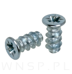 6,0 X 9.5 mm eurowkręt z łbem stożkowym - 4