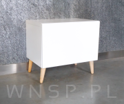 4x Noga dębowa skośna UNIQ 15 CM z blachą montażową - 7