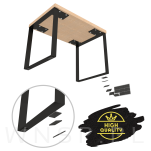 Podkładki filcowe 30 X 30 czarny (102 szt.) - 3