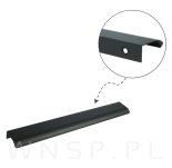 Uchwyt krawędziowy Lyon czarny, rozstaw 352 mm - 7