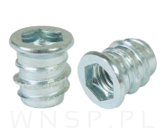 M8 X 15 mm - Mufa wkręcana do drewna - 2