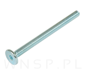 M6 X 110 mm metryczny z łbem walcowym SW 4 - 4
