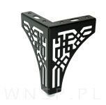 Noga meblowa Paski 13 cm, czarny mat - 3