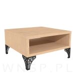 Noga meblowa Paski 13 cm, czarny mat - 9