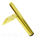 Noga stalowa PIN 12 CM, z blachą montażową, złota - 6