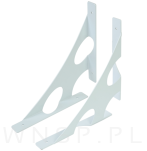 Nowoczesne wsporniki do półki ściennej, FLEX 200 x 200 mm - 5