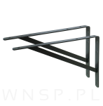 Mocny wspornik do półki ściennej, wiszącej 250 x 400 x 30 mm - 4