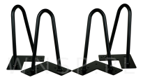 Noga stalowa z pręta 12 mm, typ Hairpin, czarna 35 cm - 2
