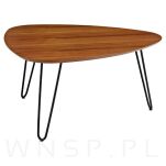 Noga stalowa z pręta 12 mm, typ Hairpin, czarna 35 cm - 7