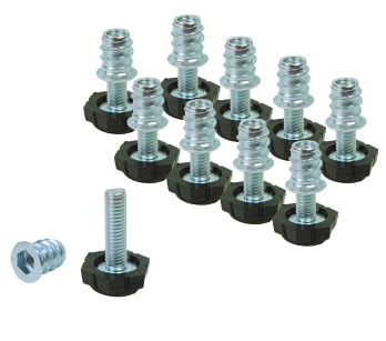 10x Stopki meblowe M6 x 20 mm z mufą wkręcaną M6