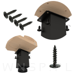 Wkręty podkładowe 5,0 x 60 mm do drewna - 8