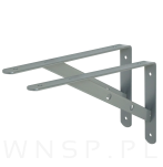 Wspornik 2 sztuki, konsola do półki ściennej, wiszącej 250 x 200 x 25 mm - 6