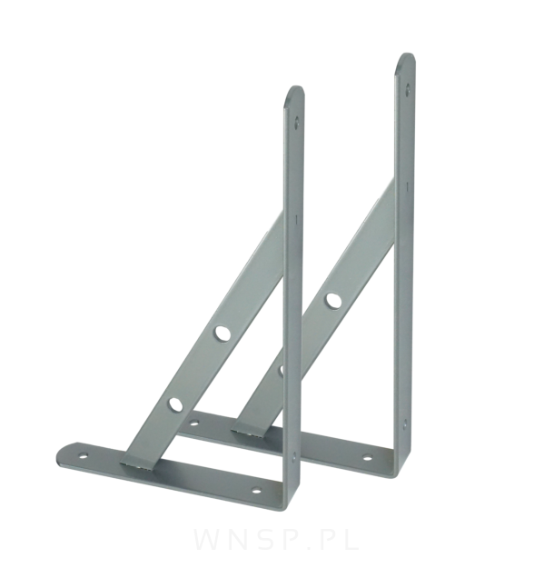 Wspornik 2 sztuki, konsola do półki ściennej, wiszącej 250 x 200 x 25 mm