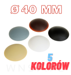 Odbojnik do ściany samoprzylepny fi 40 mm-  beż - 6