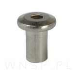 M5 X 8 mm, nakrętka Ericson płaska, stal nierdzewna - 4