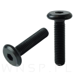 Wkręt metryczny z łbem walcowym M8 x 35 mm, ocynk czarny - 5