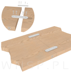 Płytka montażowa 10 sztuk, 4 otworowa, 15 x 60 mm - 3