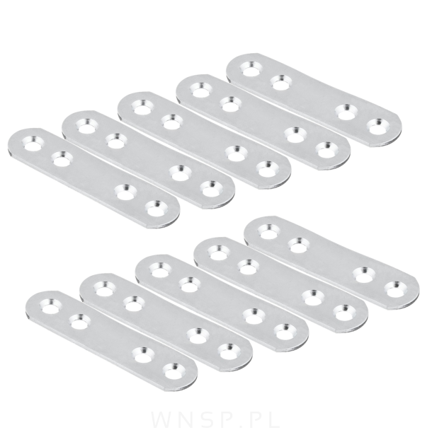Płytka montażowa 10 sztuk, 4 otworowa, 15 x 60 mm