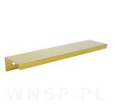 Uchwyt krawędziowy Nicea mosiądz, rozstaw 128 MM - 2