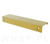 Uchwyt krawędziowy Nicea mosiądz, rozstaw 128 MM - 4